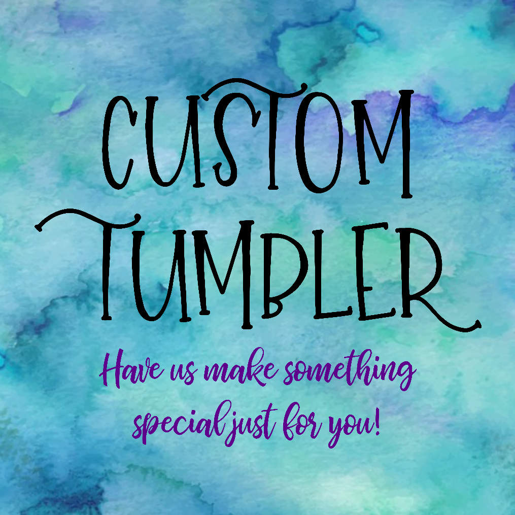 Custom Glitter Tumbler