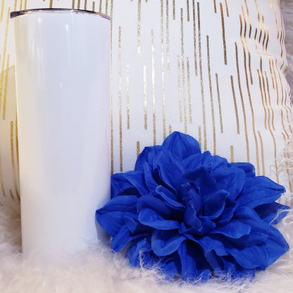 20 Oz Sublimation Tumbler with Sliding Lid and Straw
