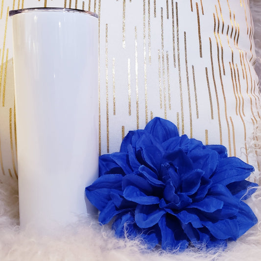 20 Oz Sublimation Tumbler with Sliding Lid and Straw