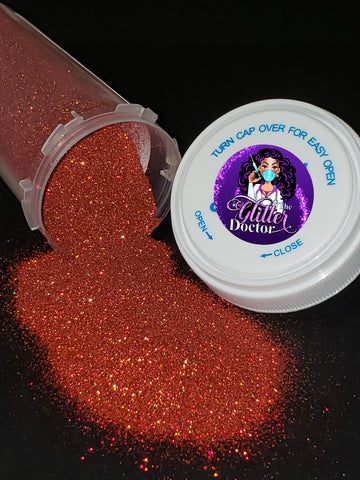 GlitterWarehouse Fine (.008) Holographic Solvent Resistant Cosmetic Grade  Glitter. Great for Makeup, Body Tattoo, Nail Art and More! (10g Jar)… (Rose